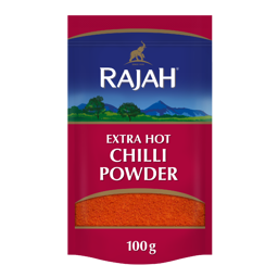 Show details for Rajah Extra Hot Chilli Powder 100g Picture of Rajah Extra Hot Chilli Powder 100g