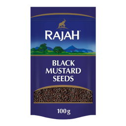 Show details for Rajah Whole Black Mustard Seeds 100g Picture of Rajah Whole Black Mustard Seeds 100g