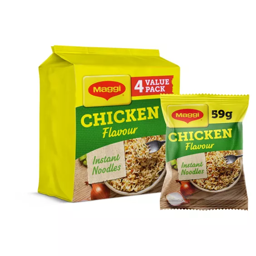Show details for Maggi 3 Minute Instant Noodles Chicken Flavour 4 x 59g Picture of Maggi 3 Minute Instant Noodles Chicken Flavour 4 x 59g