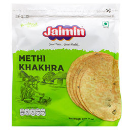Show details for Jaimin Methi Khakhra 200g Picture of Jaimin Methi Khakhra 200g