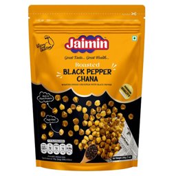 Show details for Jaimin Black Pepper Chana 200g Picture of Jaimin Black Pepper Chana 200g