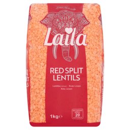 Show details for Laila Red Split Lentils 1kg Picture of Laila Red Split Lentils 1kg
