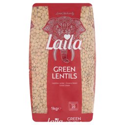 Show details for Laila Green Lentils 1kg Picture of Laila Green Lentils 1kg