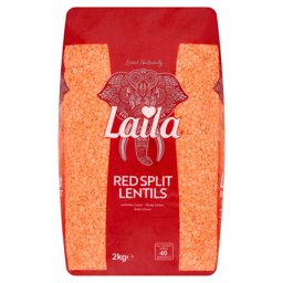 Show details for Laila Red Split Lentils 2kg Picture of Laila Red Split Lentils 2kg