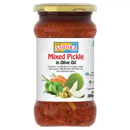 Show details for Ashoka Mixed Pickle in Olive Oil 300g Picture of Ashoka Mixed Pickle in Olive Oil 300g