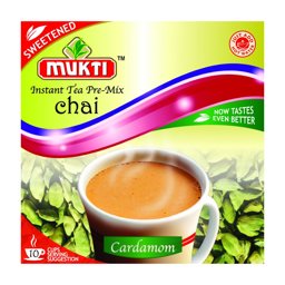 Show details for Mukti Chai Cardamom Elachi Tea Sweetened 10 Sachets Picture of Mukti Chai Cardamom Elachi Tea Sweetened 10 Sachets