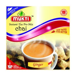 Show details for Mukti Chai Ginger Tea Unsweetened 10 Sachets Picture of Mukti Chai Ginger Tea Unsweetened 10 Sachets