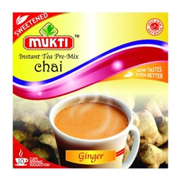 Show details for Mukti Chai Ginger Tea Sweetened 10 Sachets Picture of Mukti Chai Ginger Tea Sweetened 10 Sachets