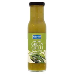 Show details for East End Very Hot Green Chilli Sauce 260ml Picture of East End Very Hot Green Chilli Sauce 260ml