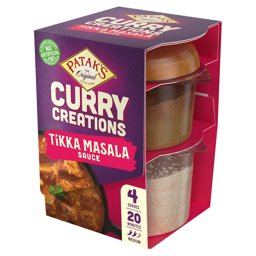 Show details for Patak's Tikka Masala Curry Creations Sauce Kit 160g Picture of Patak's Tikka Masala Curry Creations Sauce Kit 160g