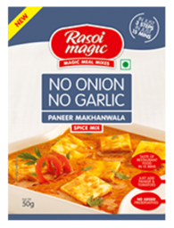 Show details for Rasoi Magic No Onion No Garlic Paneer Makhanwala 50g Picture of Rasoi Magic No Onion No Garlic Paneer Makhanwala 50g