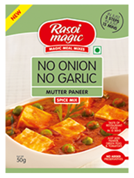 Show details for Rasoi Magic No onion No Garlic Mutter Paneer 50g Picture of Rasoi Magic No onion No Garlic Mutter Paneer 50g