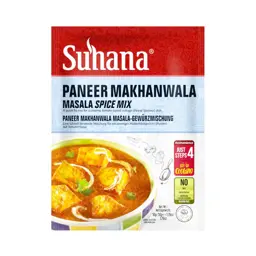 Show details for Suhana Paneer Makhanwala Spice Mix 50g Picture of Suhana Paneer Makhanwala Spice Mix 50g
