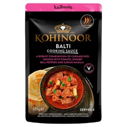 Show details for Kohinoor Balti Cooking Sauce 375g Picture of Kohinoor Balti Cooking Sauce 375g