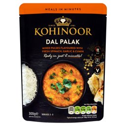 Show details for Kohinoor Dal Palak 300g Picture of Kohinoor Dal Palak 300g
