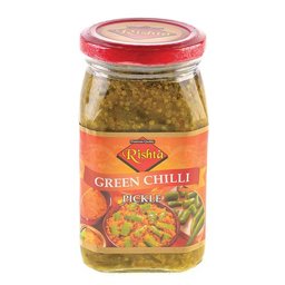 Show details for Rishta Green Chilli Pickle 400g Picture of Rishta Green Chilli Pickle 400g