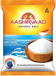 Show details for Aashirvaad Lodized Salt 1kg Picture of Aashirvaad Lodized Salt 1kg