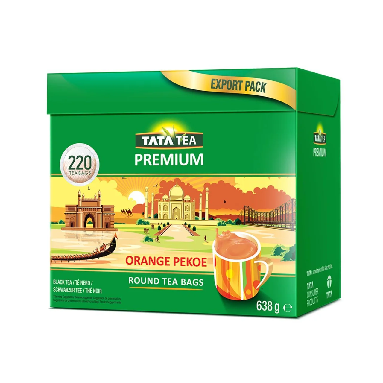 Picture of TATA Tea PREMIUM 638g (220 Round Tea Bags)
