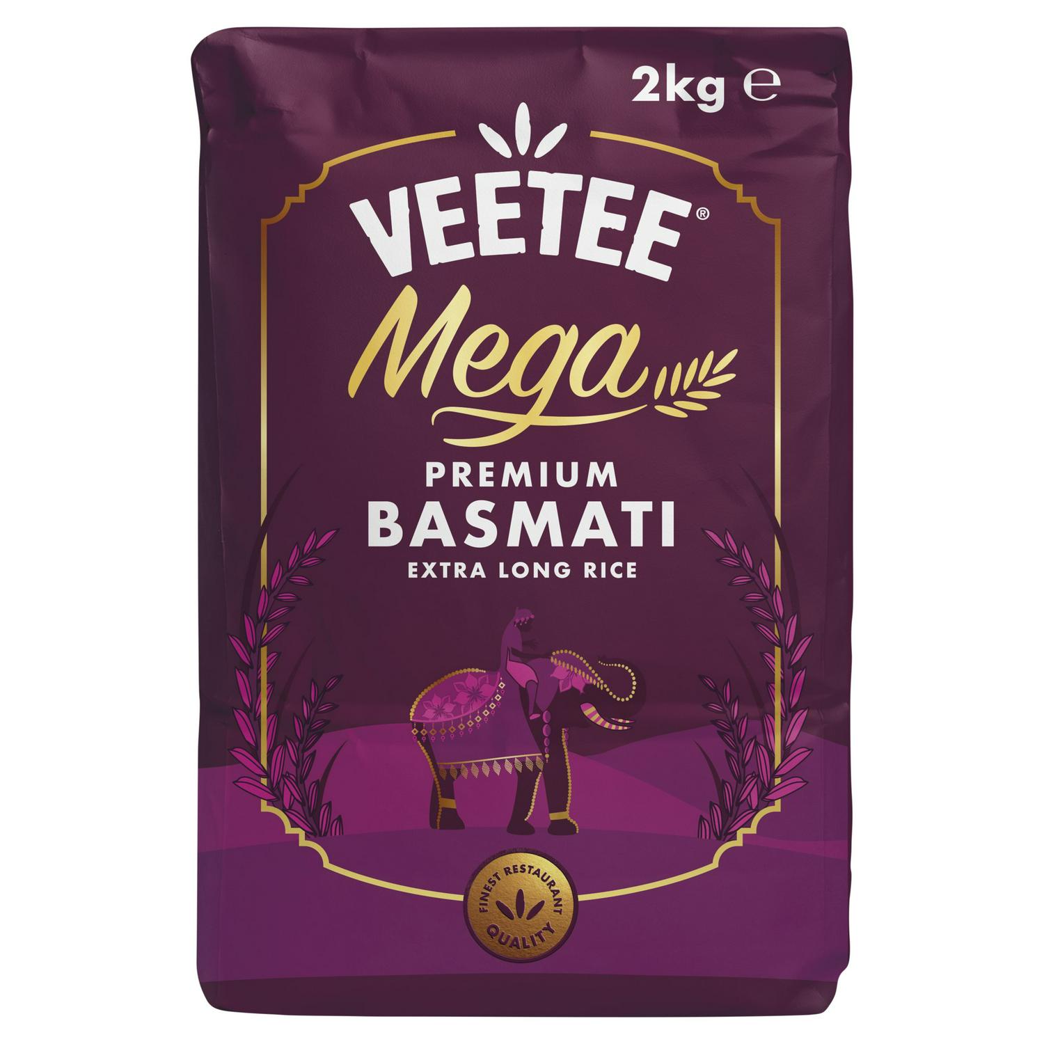 Picture of Veetee Mega Premium Basmati Extra Long Rice 2kg