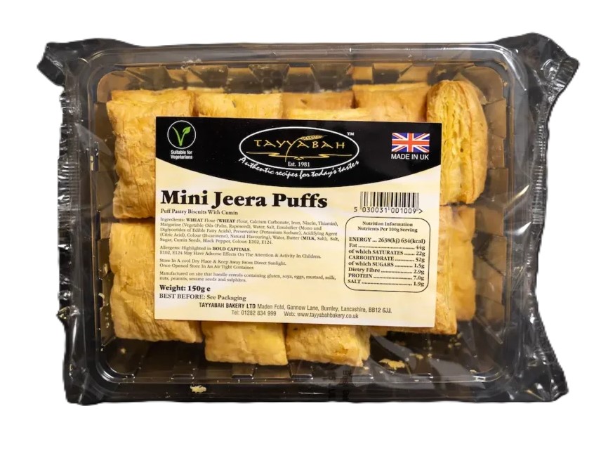 Picture of Tayyabah Mini Jeera Puffs 150g