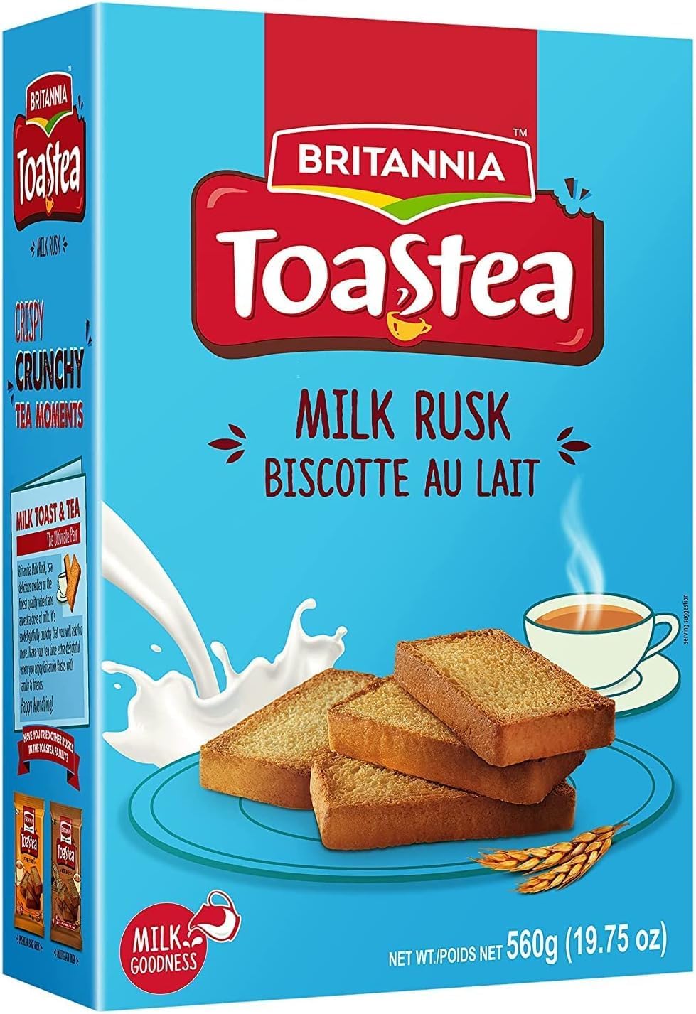 Picture of Britannia Toastea Milk Rusk 560g