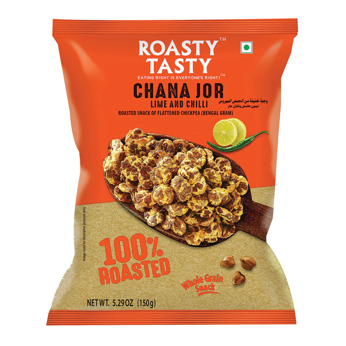 Picture of Roasty Tasty Lime & Chilli Chana Jor 150g