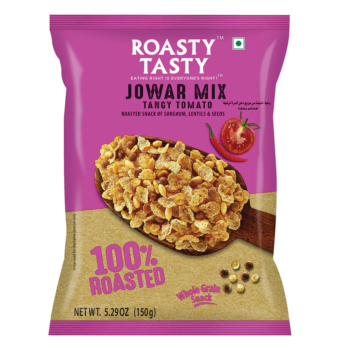 Picture of Roasty Tasty Jowar Mix Tangy Tomato 150g