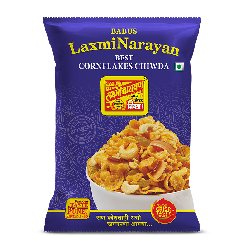 Picture of Babus Laxminarayan Cornflakes Chiwda 400g