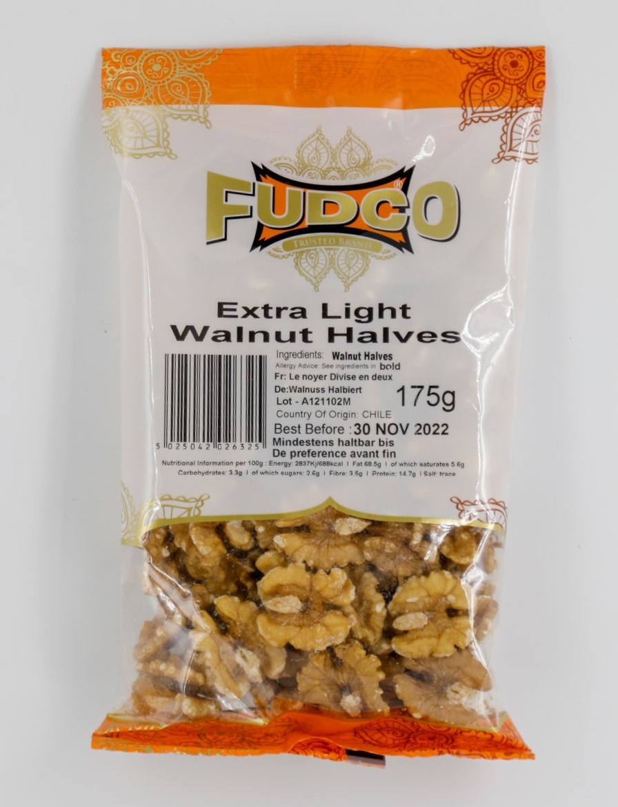 Picture of Fudco Walnut Halves, Extra Light 175g