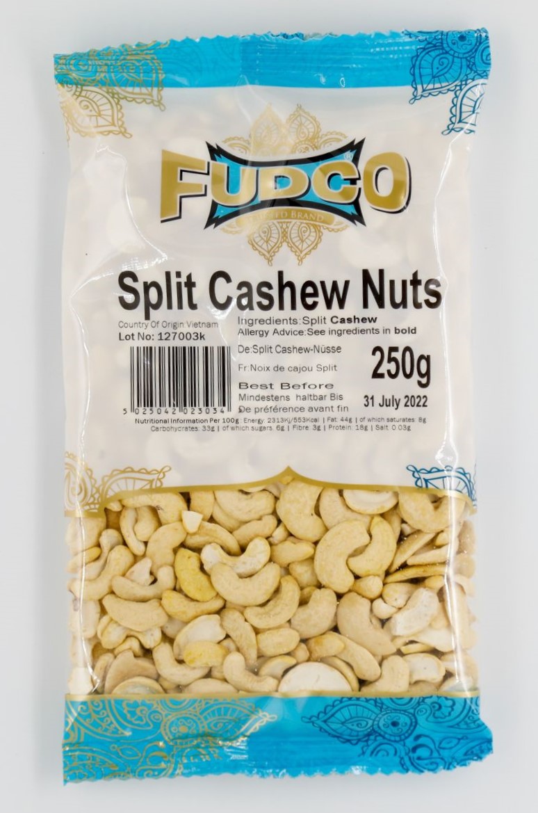 Picture of Fudco Split Cashew Nuts 250g