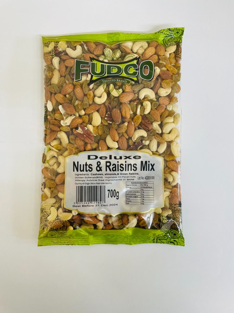 Picture of Fudco Deluxe Nuts & Raisins Mix 700g