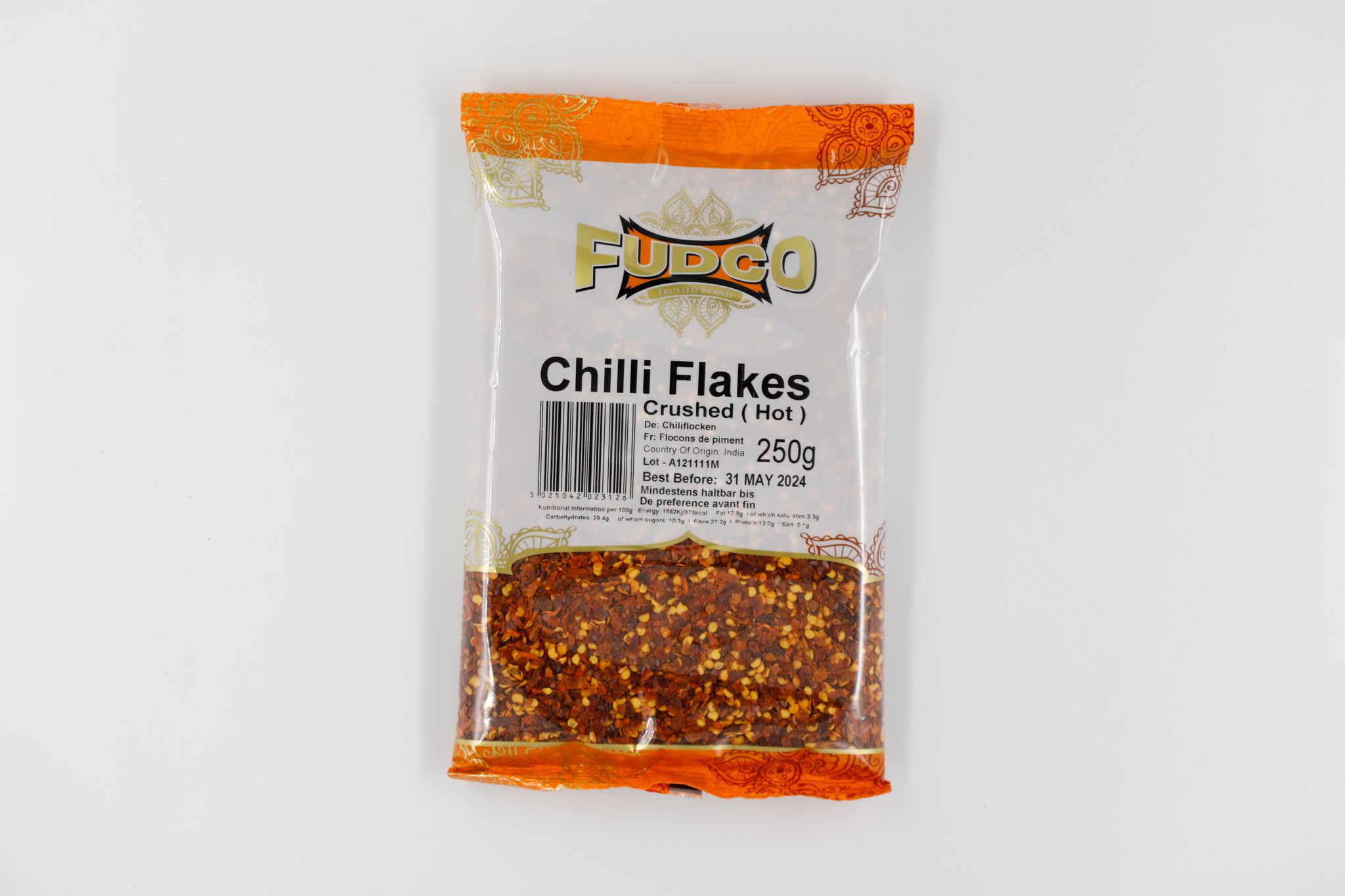 Picture of Fudco Crushed Chilli Flakes 250g